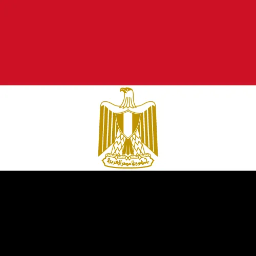 Egypt flag - square